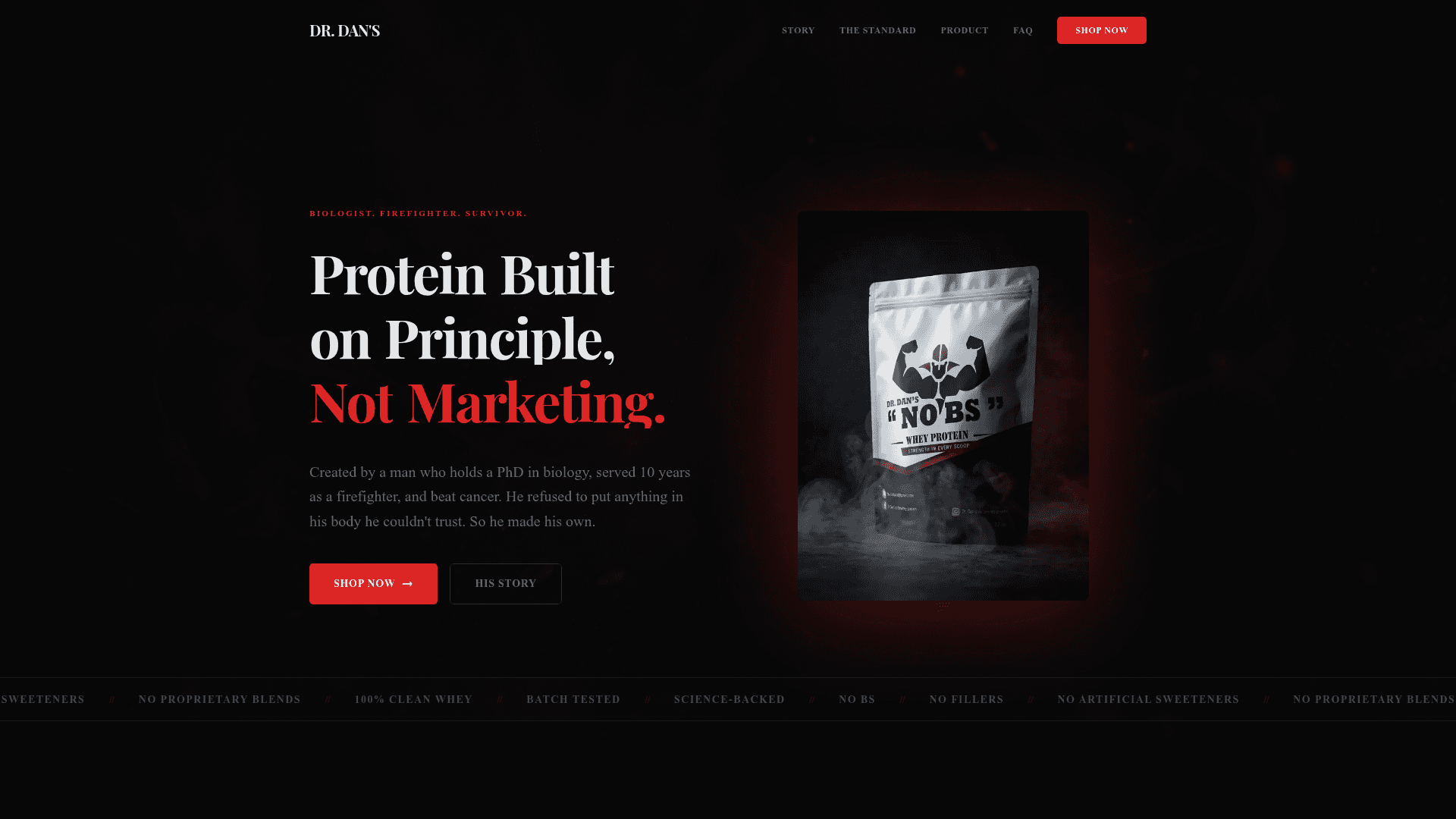 Dr Dan's No BS Protein